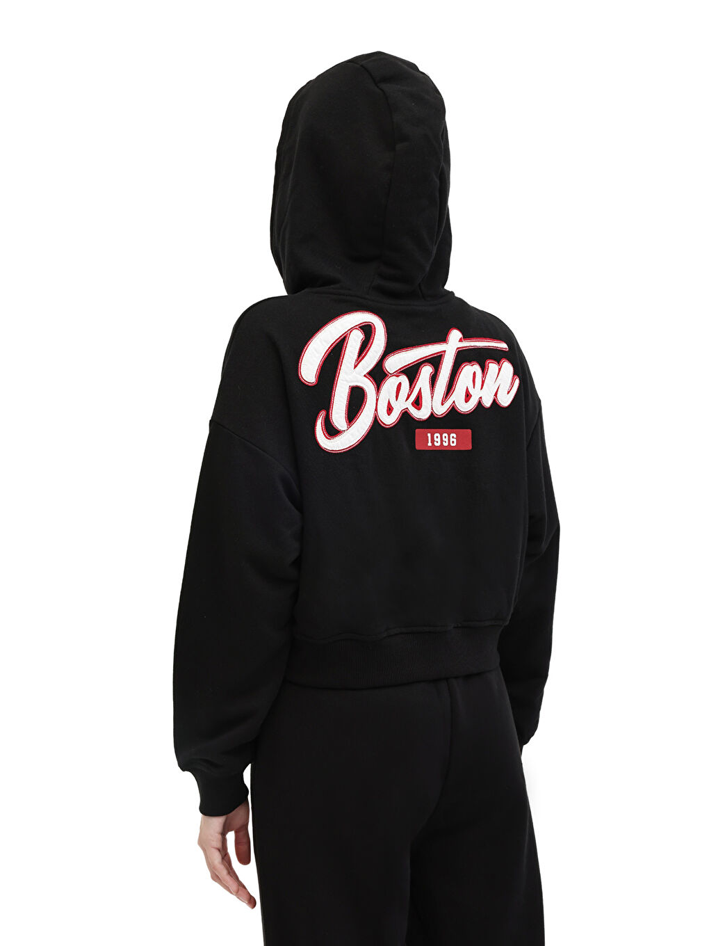 WL 17ZIRYAN BTS801 5PR Siyah Kadın Sweatshirt-1