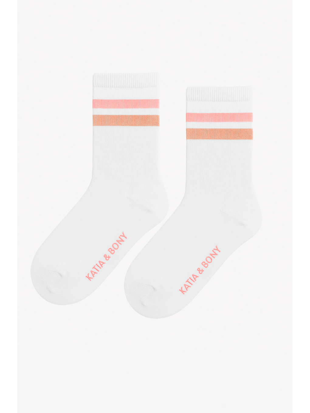 Kız Çocuk Ekose Desenli 2'Li Kutulu Soket Çorap Gri/Beyaz-2