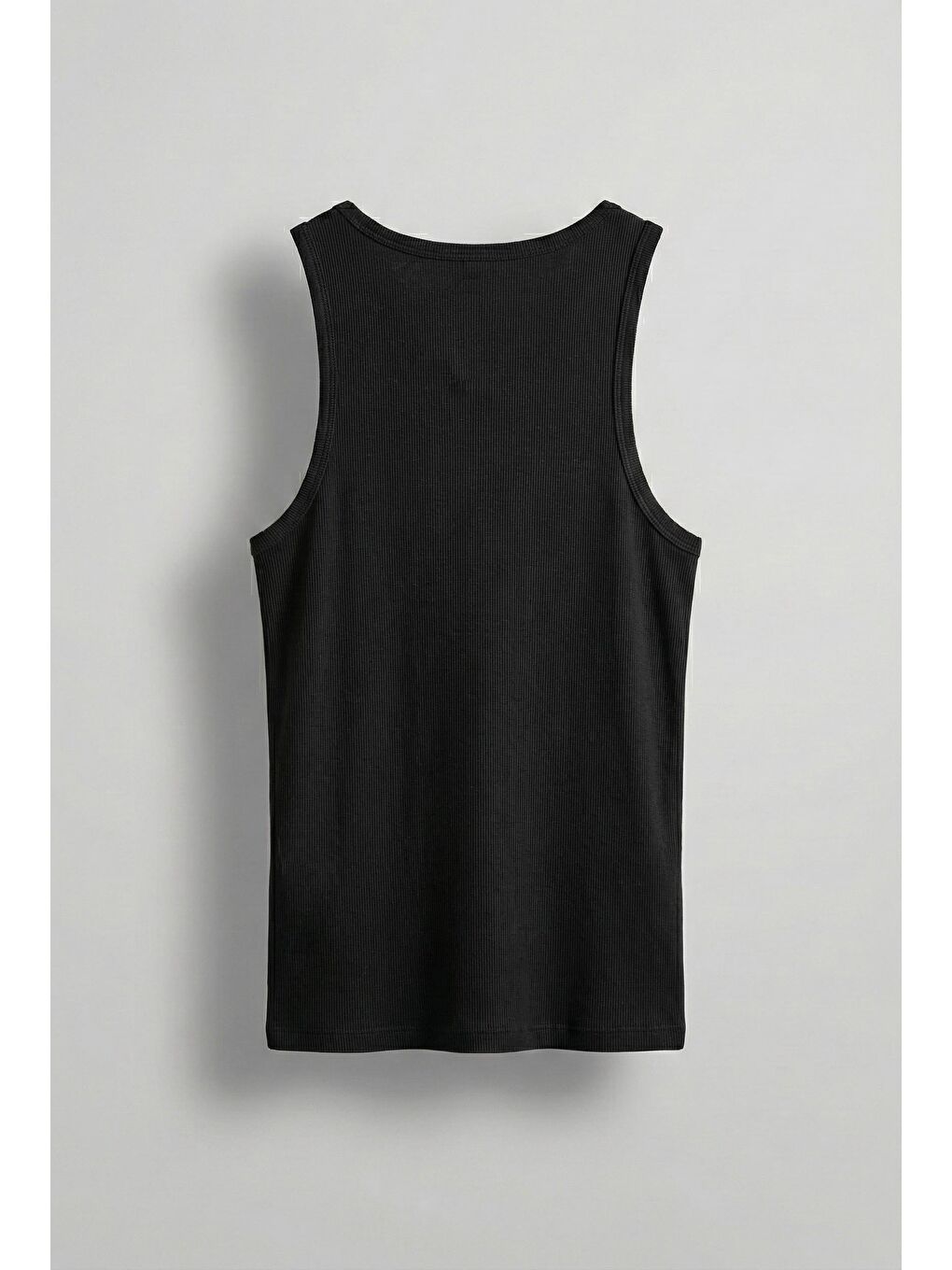 Erkek Basic Fitilli Kumaş Sporcu Atlet Siyah-2