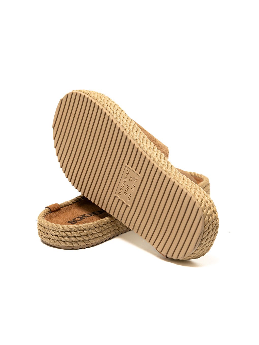 Kahverengi COR12-00037 Corsica Kadın Terlik Latte-5