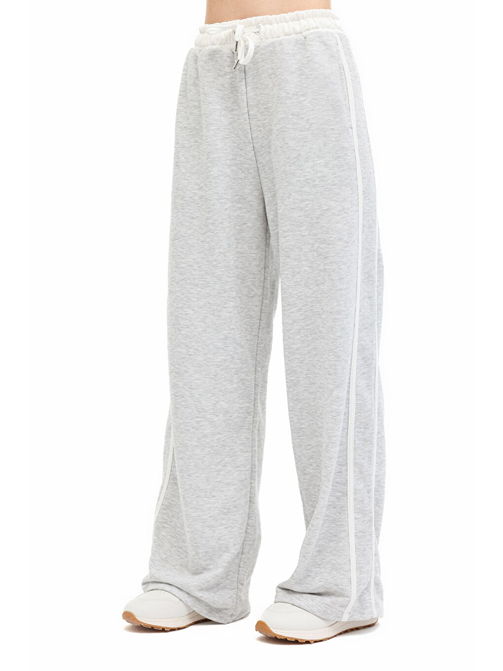 WL 22GURAL BTS808 5PR Gri Kadın Eşofman Altı