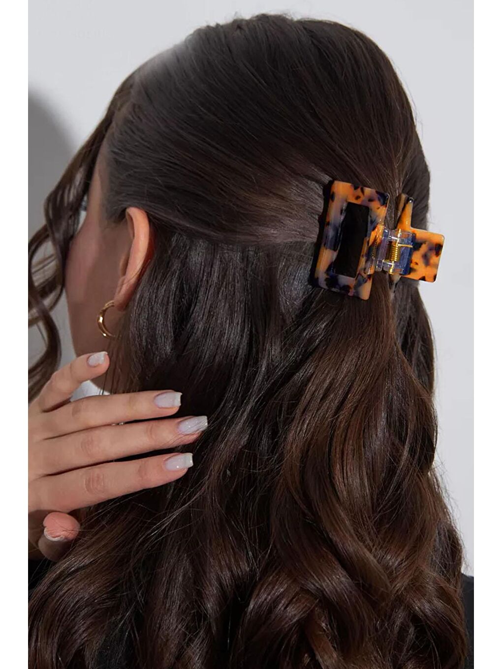 Kahverengi Kaplumbağa Desenli Mandal Toka 2'li Paket-2