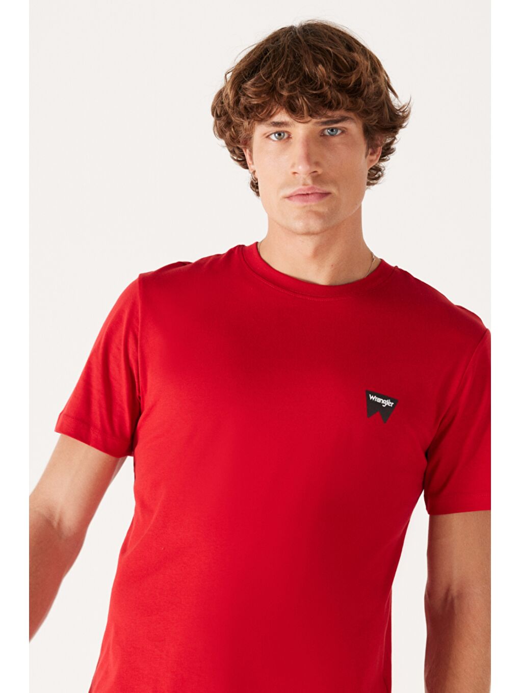 Regular Fit Normal Kesim %100 Pamuk Bisiklet Yaka Kırmızı Tişört-2