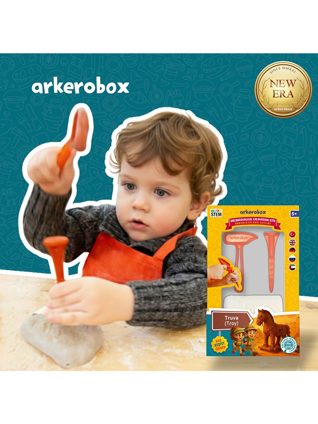 Truva (Troy) New Era Eğitici Kazı Seti-1