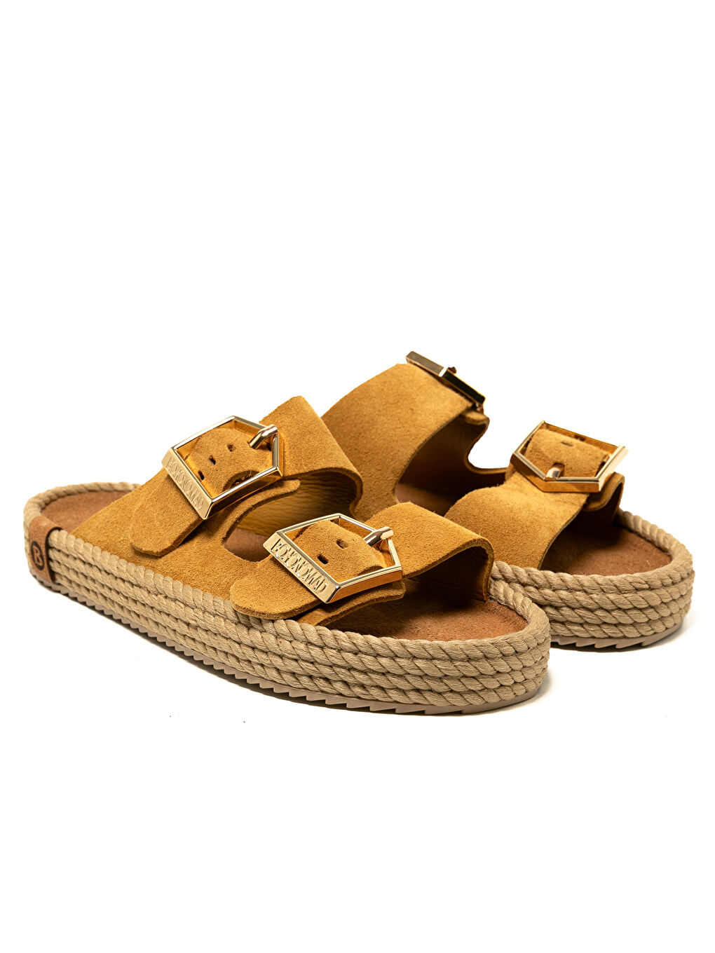 Bej SYD12-00027 Sydney Kadın Terlik Hardal-2