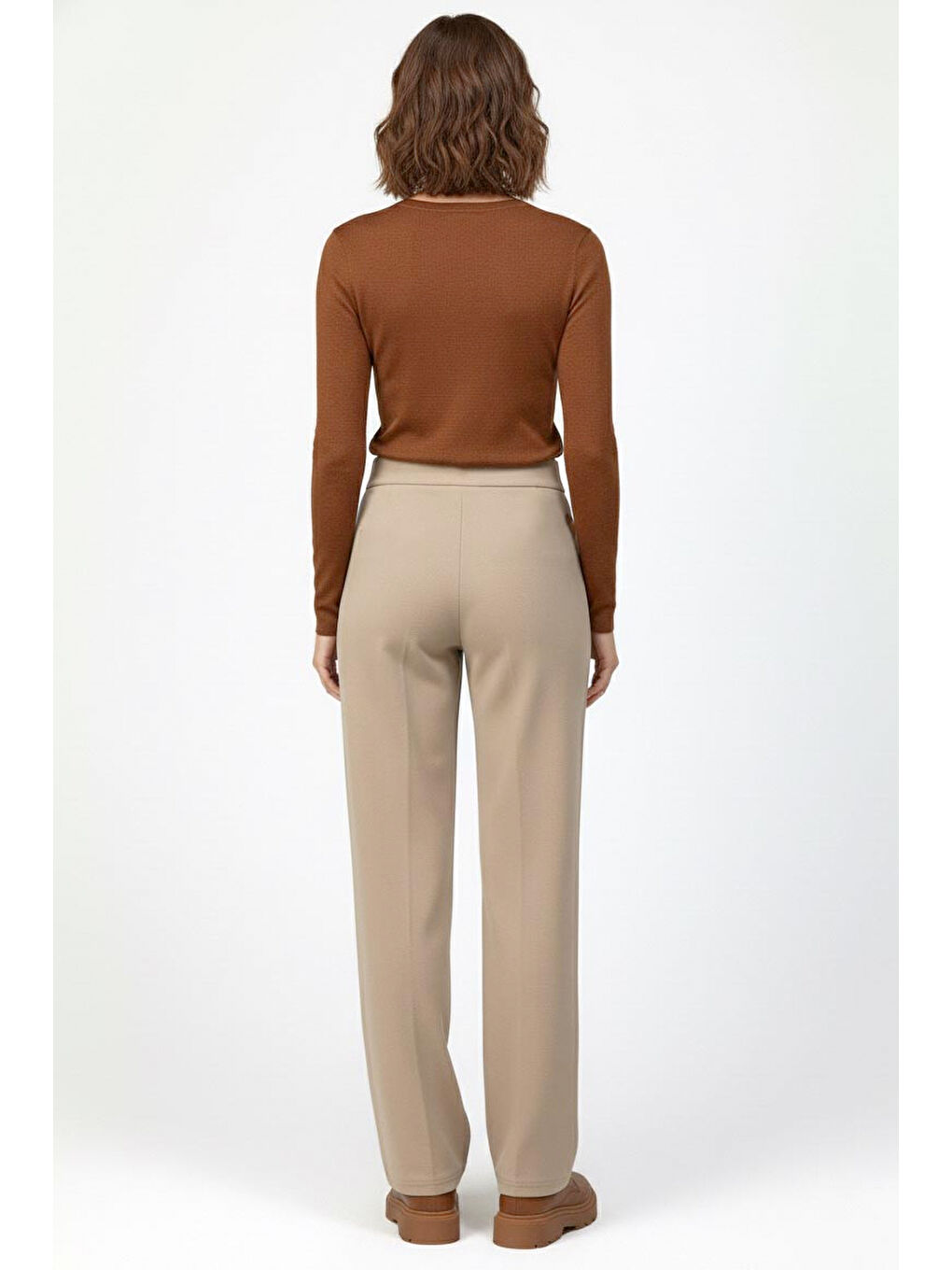 Palazzo Pantolon Bej - 27077-BEJ-2