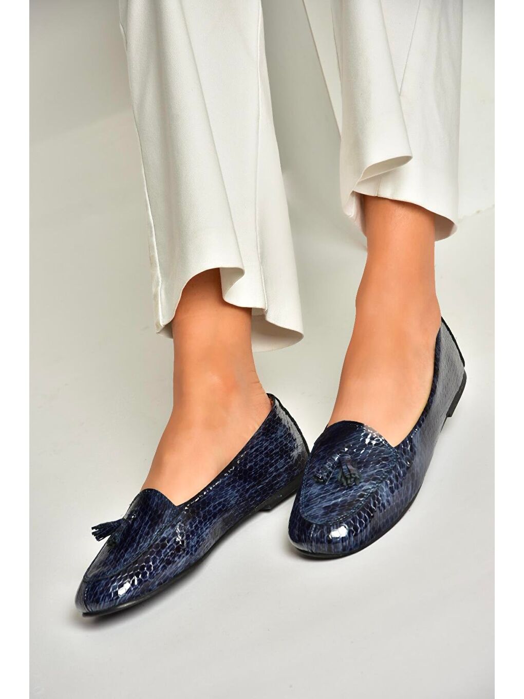 Lacivert Kadın Babet R6670012-3