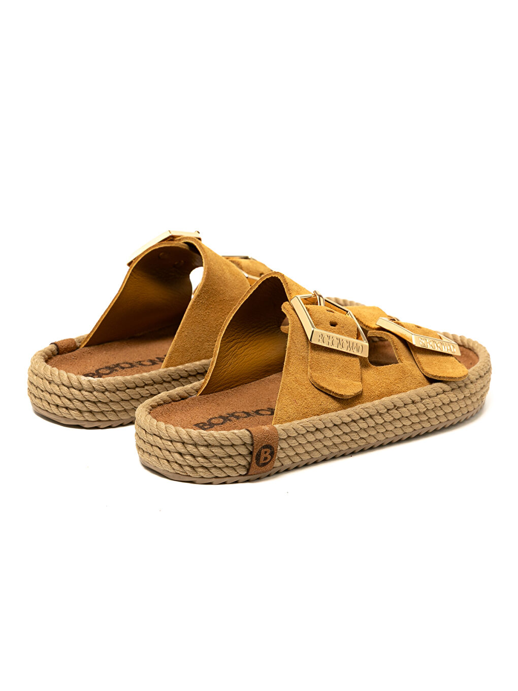 Bej SYD12-00027 Sydney Kadın Terlik Hardal-4