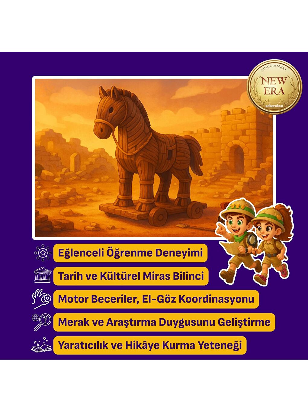 Truva (Troy) New Era Eğitici Kazı Seti-3