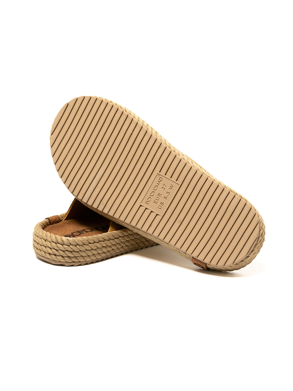 Bej SYD12-00027 Sydney Kadın Terlik Hardal-5