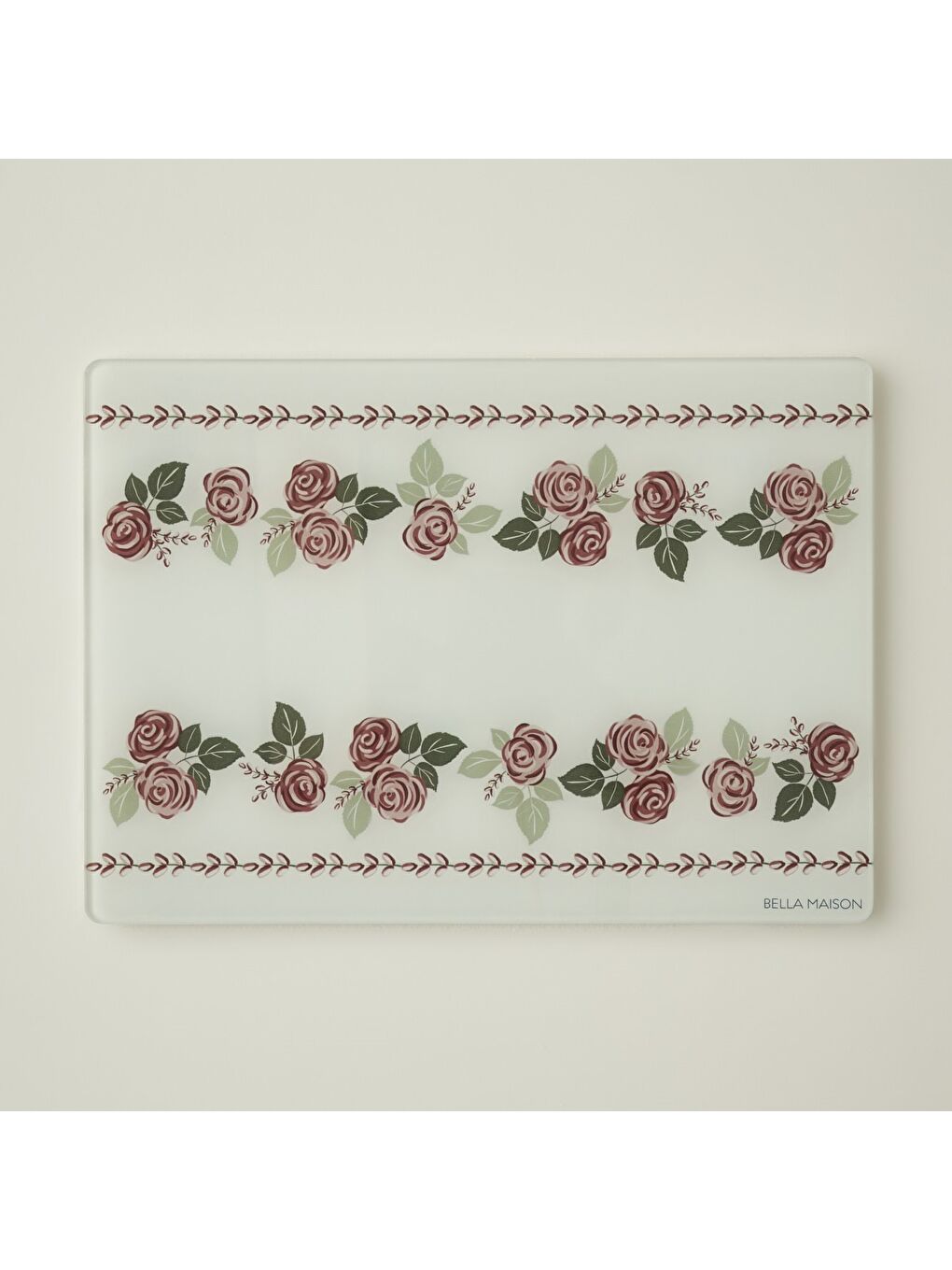 Karışık Rose Cam Kesme Tahtası (35x25 cm)