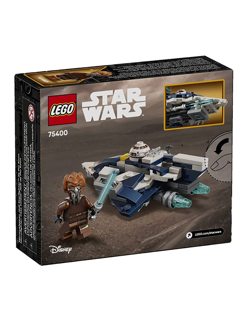 Star Wars SW Plo Koon Microfighter 75400-1