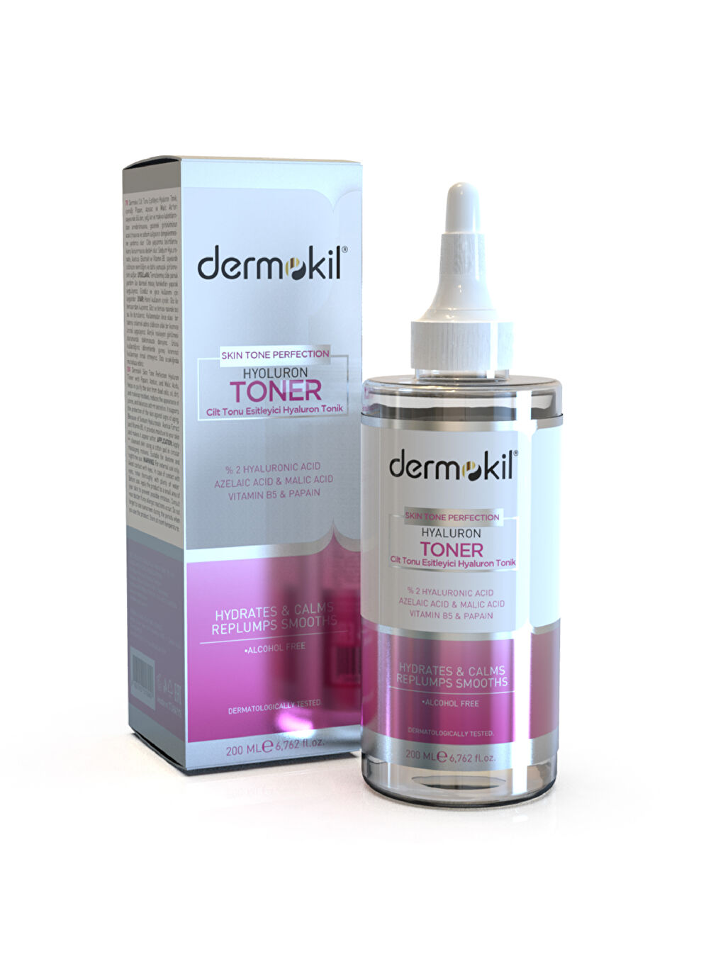 DERMOKIL Karışık Cilt Tonu Eşitleyici Hyaluron Tonik 200 ml - 1