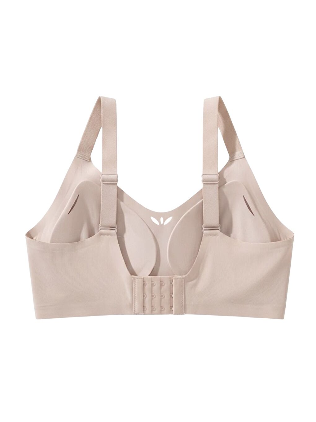 Bej Seamless Bra - Ease | Ten Lazer Kesim Balensiz Dekolteli Dikişsiz Kadın Sütyen-1