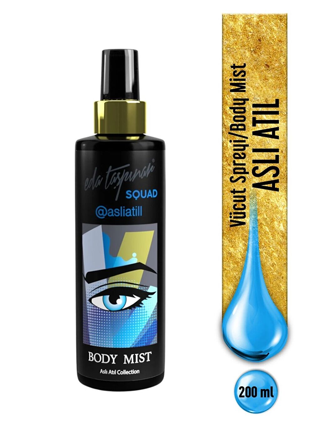 Squad Aslı Atil Collection Body Mist - 200 ml  (EGX73)