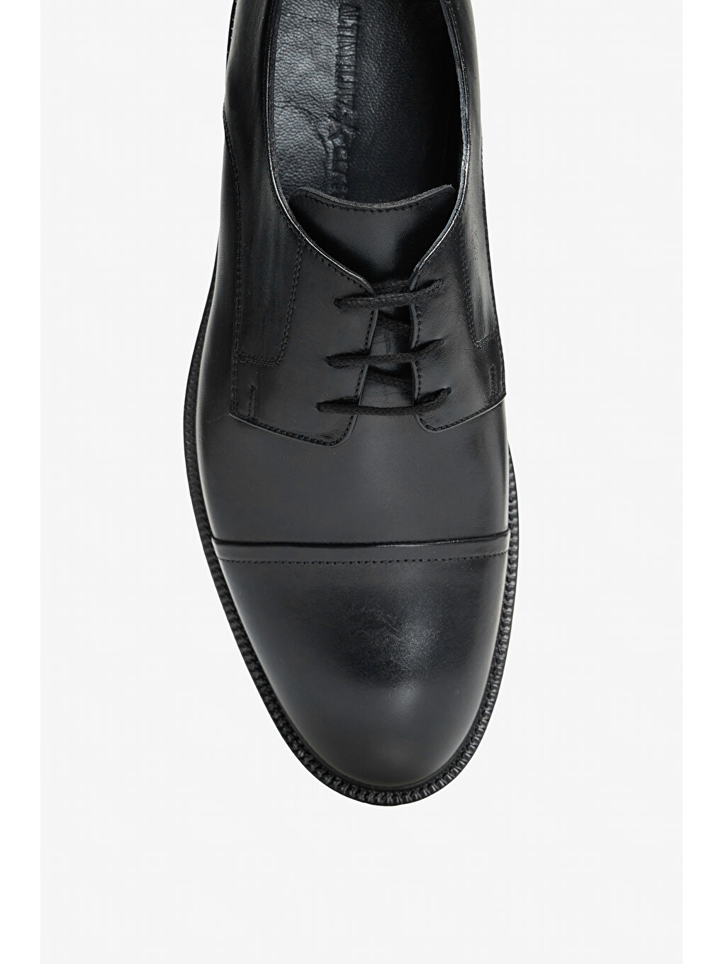 Erkek Siyah %100 Deri Klasik Ayakkabı-2