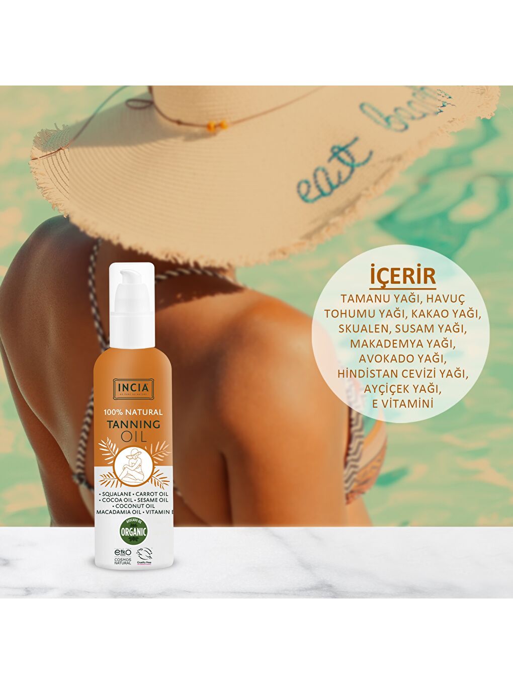 %100 Doğal Bronzlaştırıcı Yağ Organik Avokado Yağı Yoğun Bronzlaştırıcı Kakao Havuç Susam 150-2