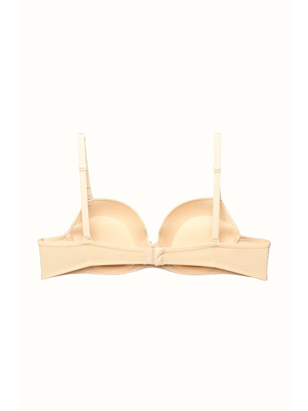 3'Lü Paket Push Up Yumuşak Kaplı Örme Sütyen C37020 Siyah/Ten-5