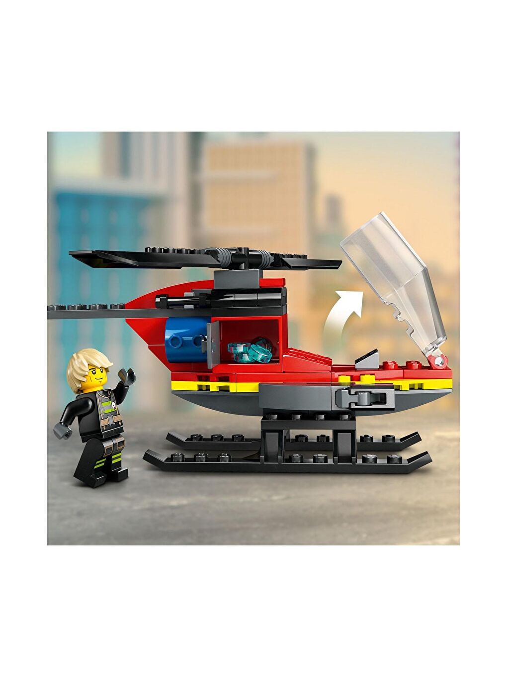 Lego City İtfaiye Kurtarma Helikopteri 60411 - 1