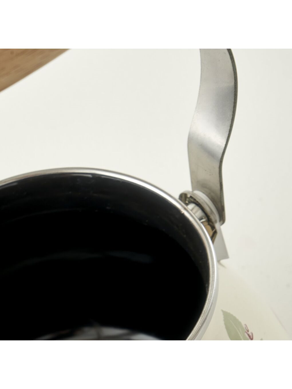 Ekru Rose Emaye Demlik Krem (2 lt)-2