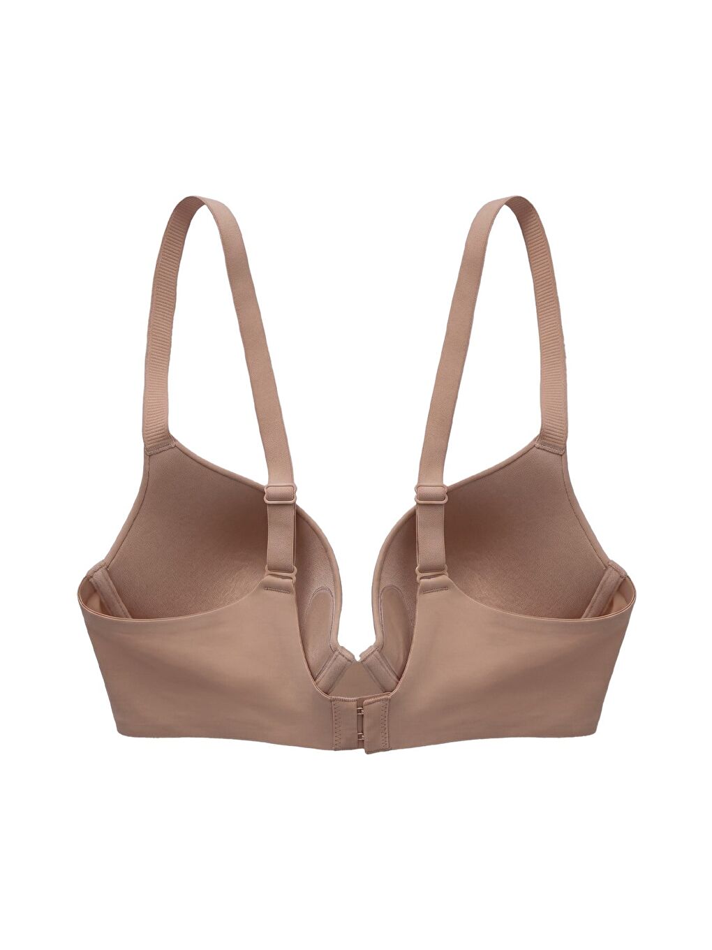 Seamless Bra - Wired | Kahverengi Lazer Kesim Dikişsiz Balenli Kadın Sütyen-1