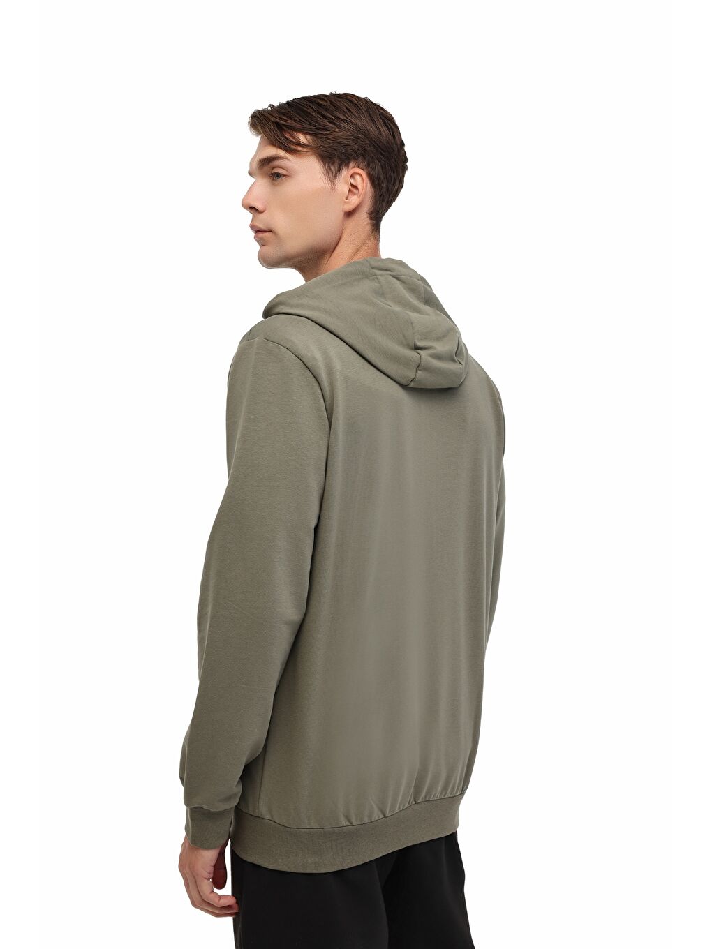 MB 18SN87 5PR Haki Erkek Eşofman Üstü-1