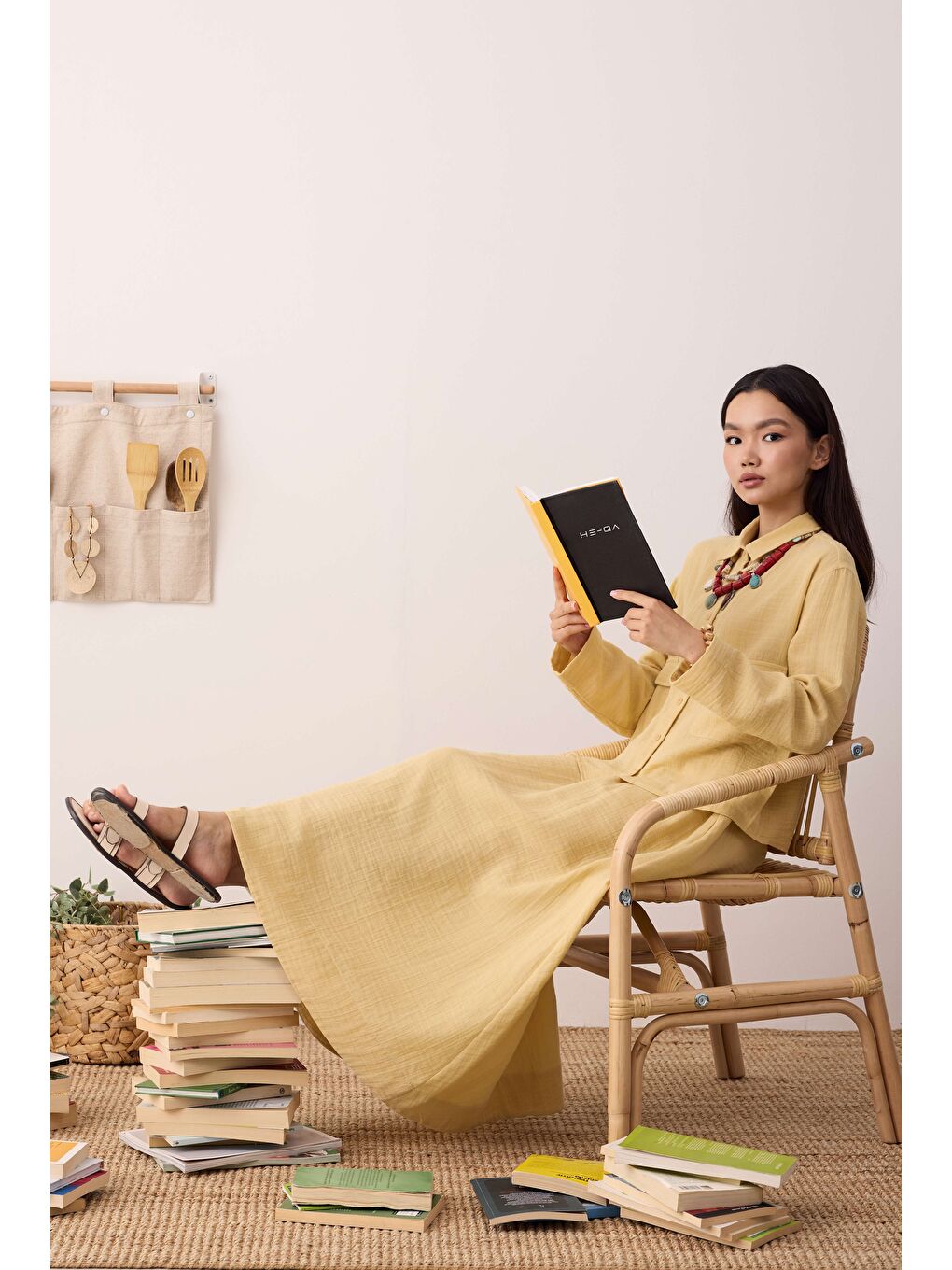 Müslin Etek Soft Sarı