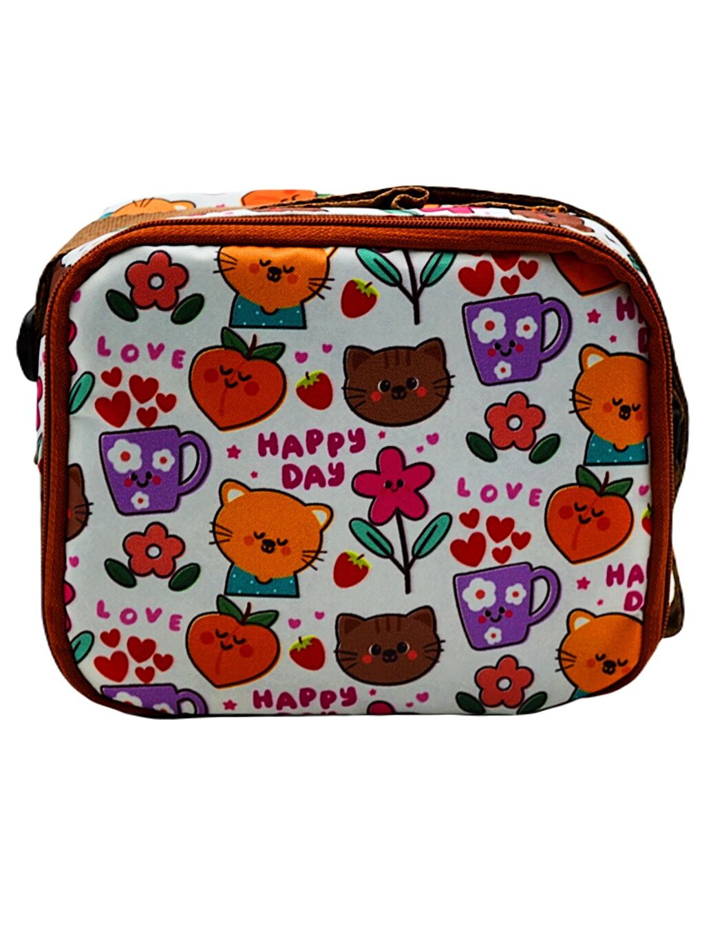 Baskılı Termoslu Beslenme Çantası (BR-3263) Renk Seçenekli