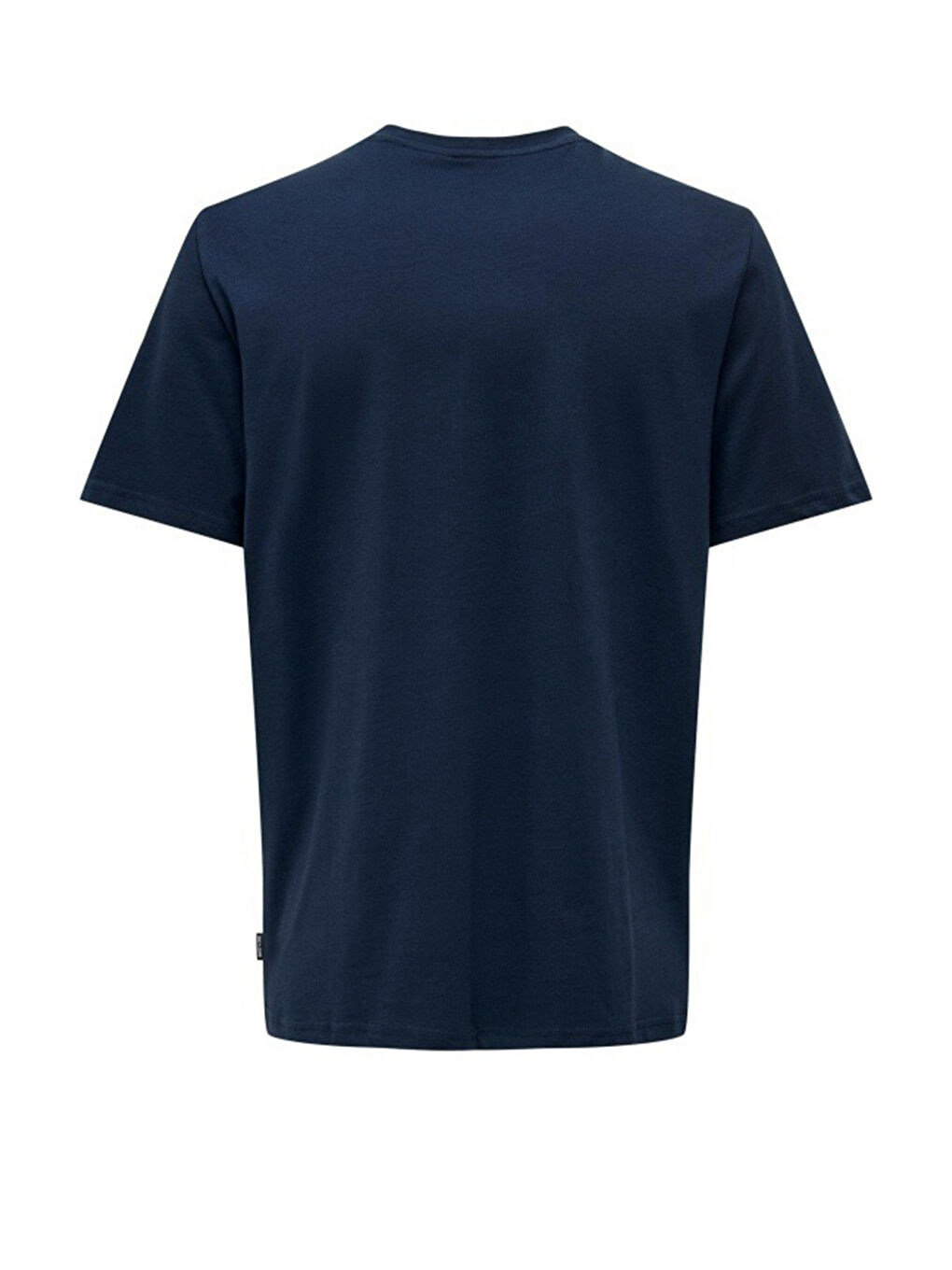 Lacivert Onslevi % 100 Pamuk Relaxed Fit Bisiklet Yaka Logolu T Shirt 22028147-1