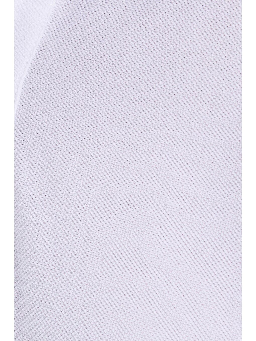 Erkek Regular Fit Klasik Kesim Pamuklu Yumuşak Dokulu Serin Tutan Kumaş Düz Beyaz Polo Yaka Tişört-5