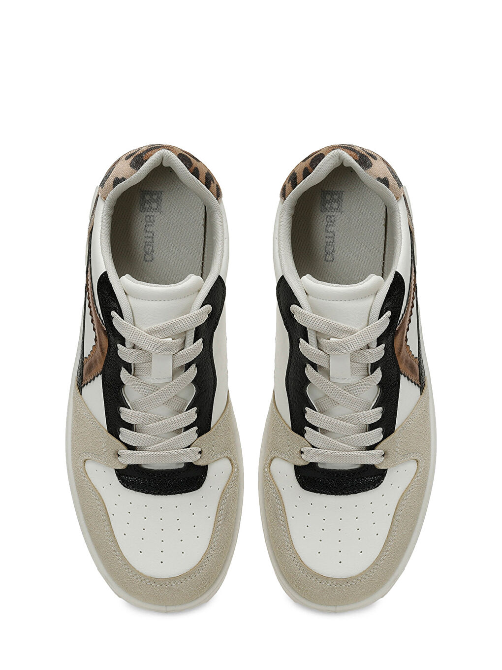 Karışık 25K-2076 5PR Bej Kadın Sneaker-3