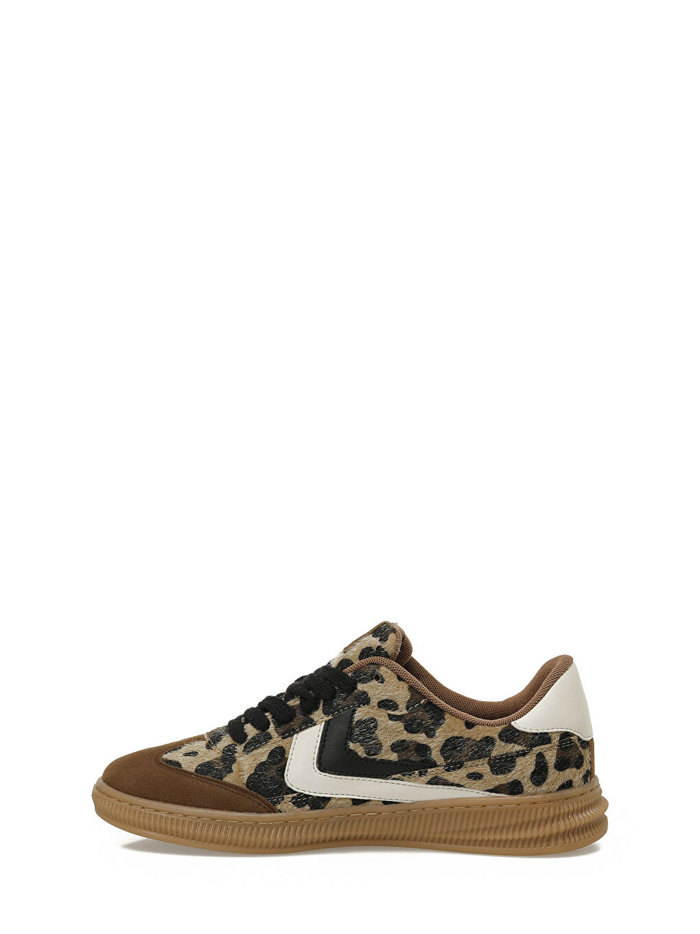 Kahverengi 25K-2070 5PR Leopar Kadın Sneaker-2