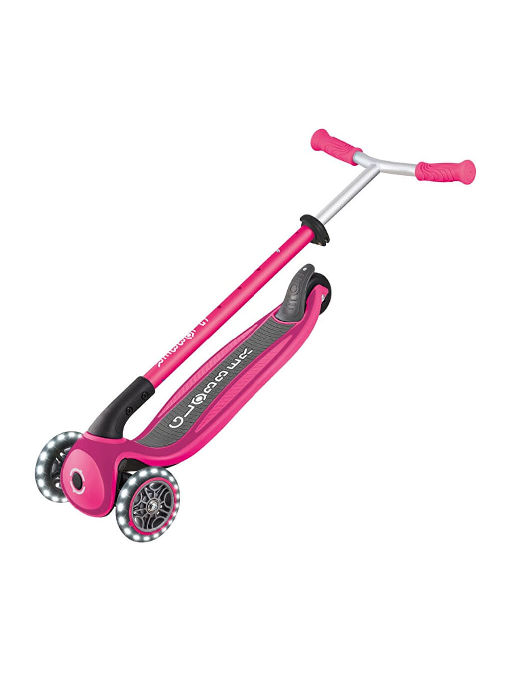 Master Işıklı Katlanabilir Scooter Fuşya 663-110-6