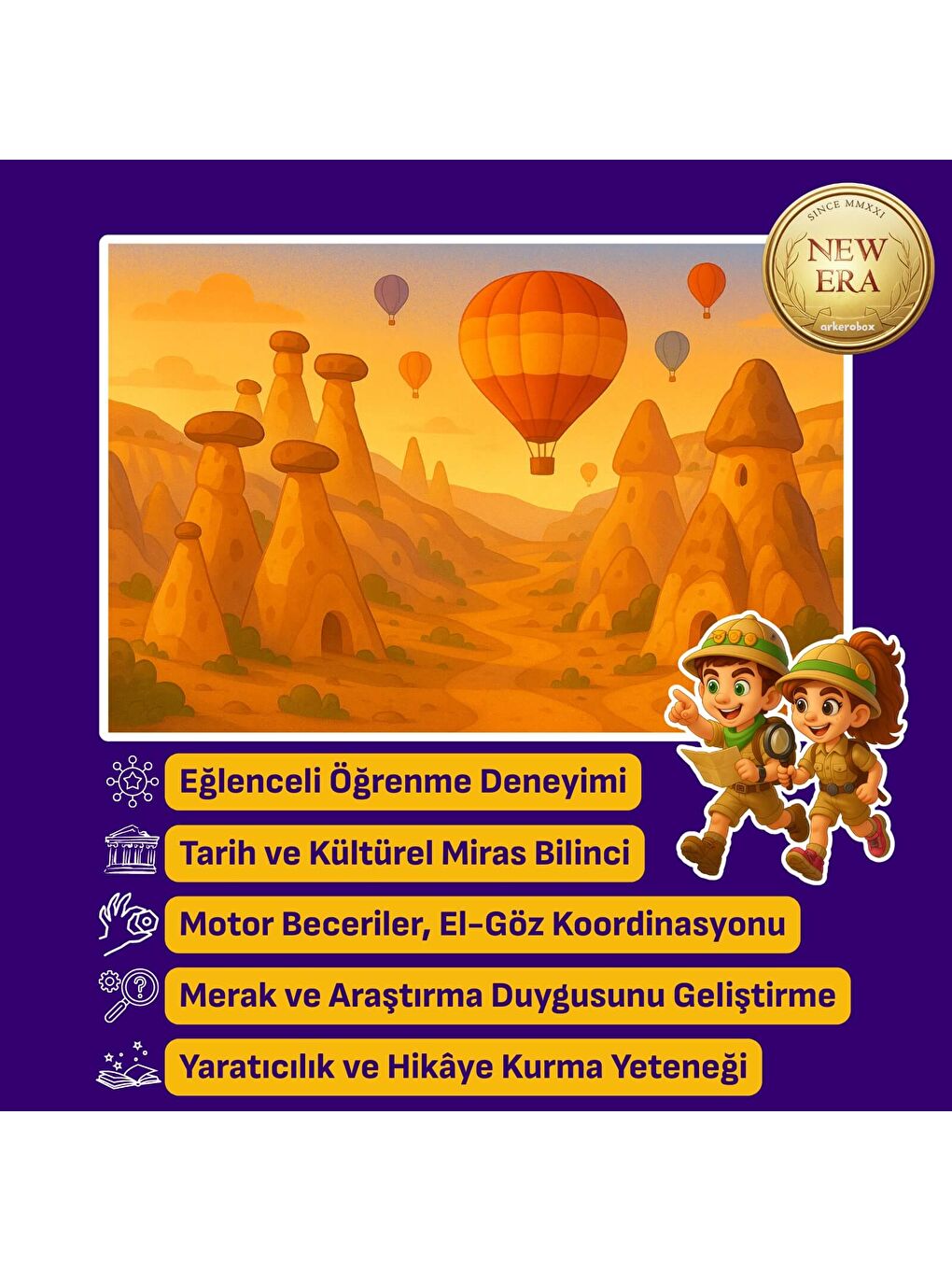 Kapadokya (Cappadocia) New Era Eğitici Kazı Seti-3