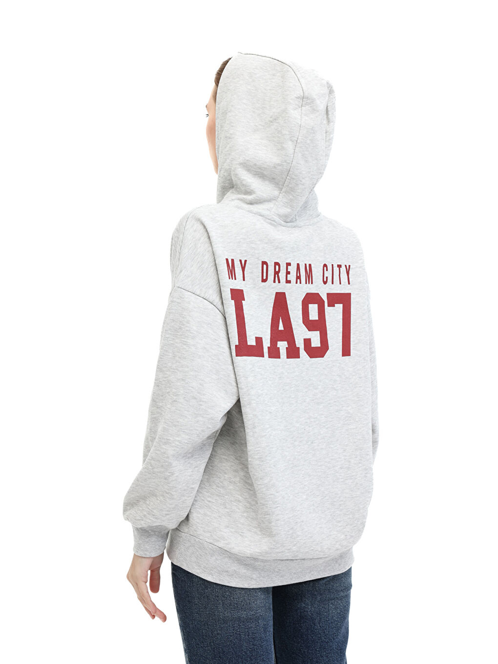 WL 17LAYUT BTS-K5 5PR Gri Kadın Sweatshirt-1