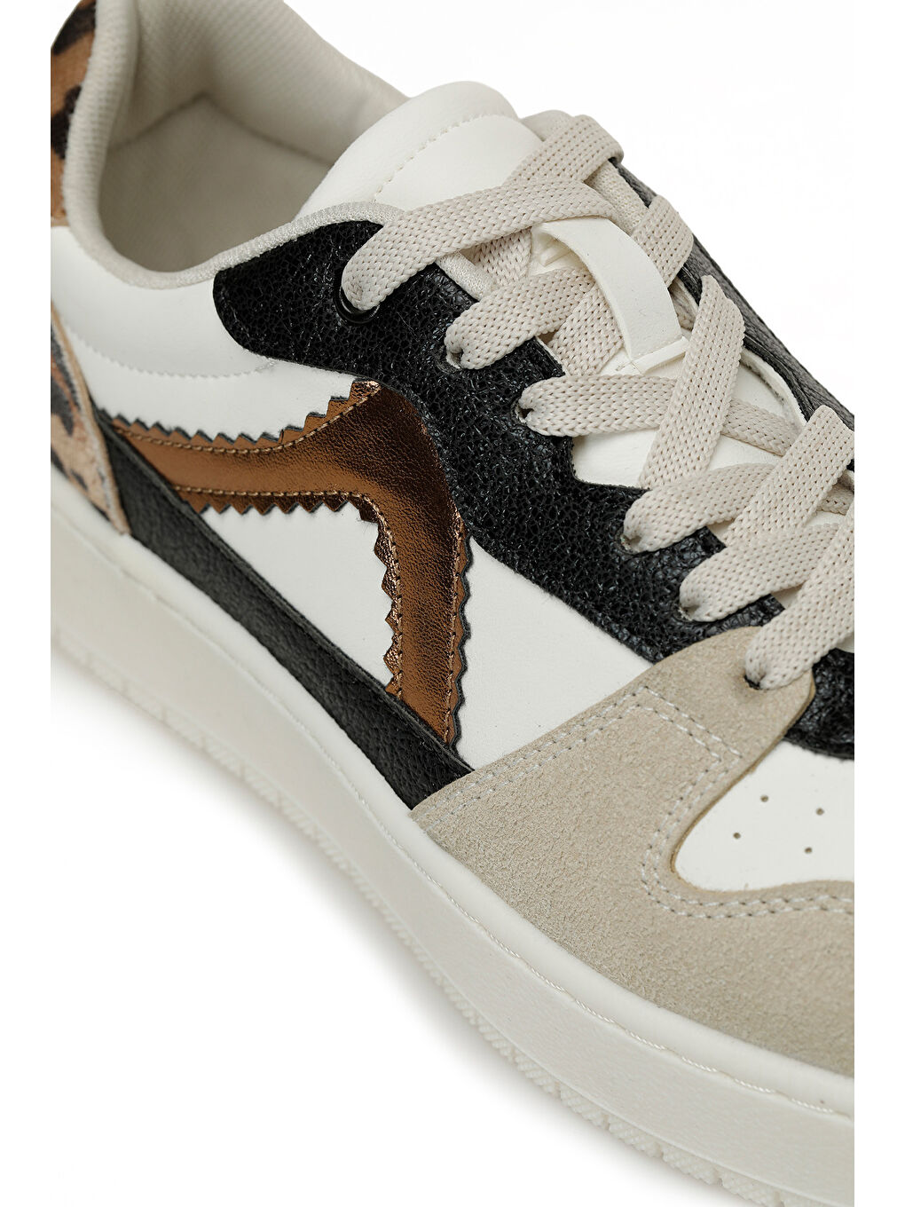 Karışık 25K-2076 5PR Bej Kadın Sneaker-6