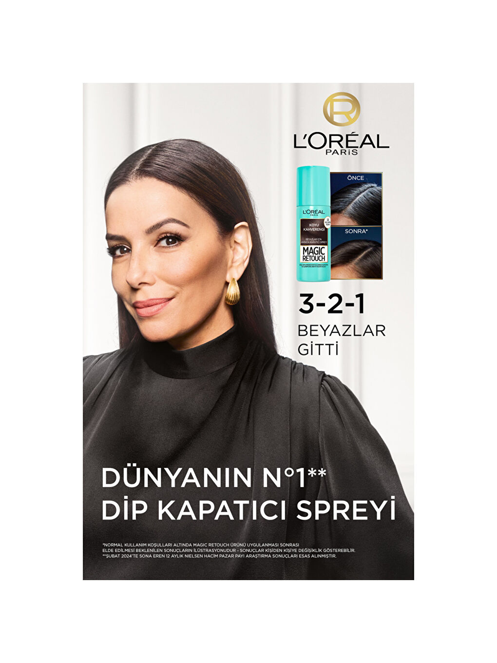 Magic Retouch Beyaz Saçlar İçin Kapatıcı Sarı Saç Spreyi 75 ML-1