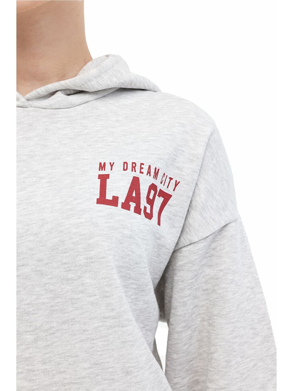 WL 17LAYUT BTS-K5 5PR Gri Kadın Sweatshirt-3