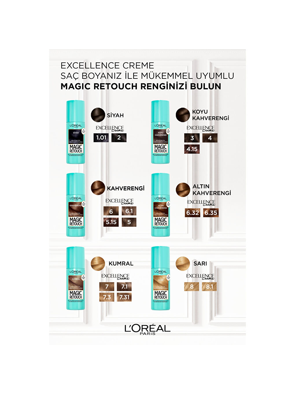 Magic Retouch Beyaz Saçlar İçin Kapatıcı Sarı Saç Spreyi 75 ML-7