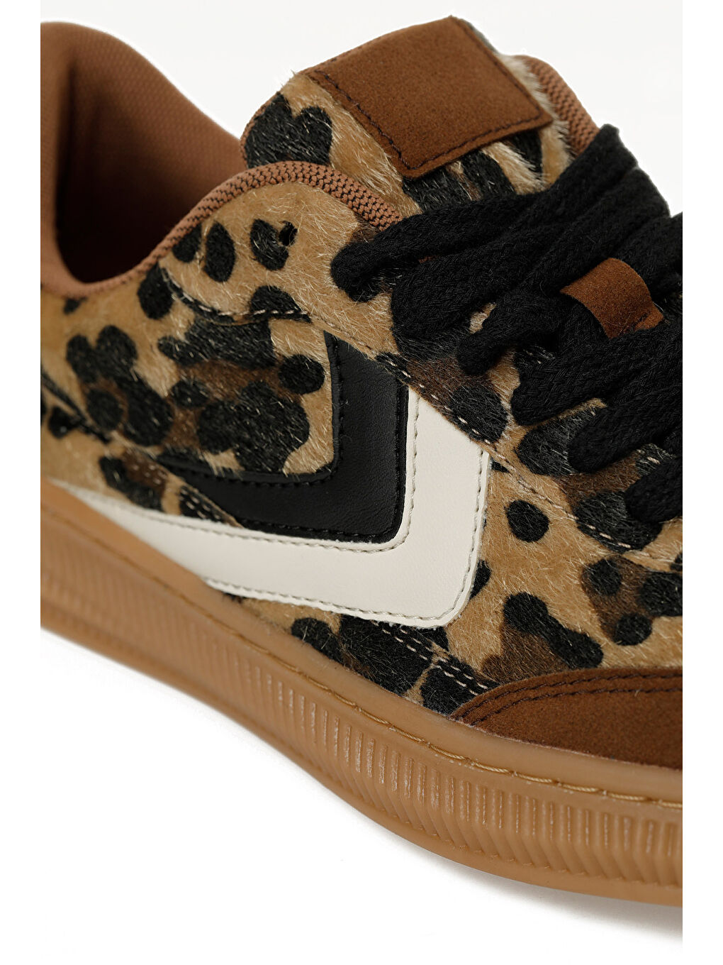 Kahverengi 25K-2070 5PR Leopar Kadın Sneaker-6