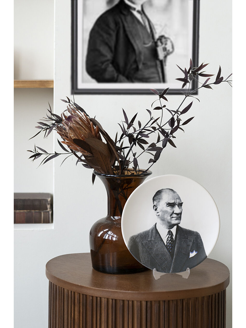 Karışık Atatürk Portre Hediyelik/Dekoratif Tabak
