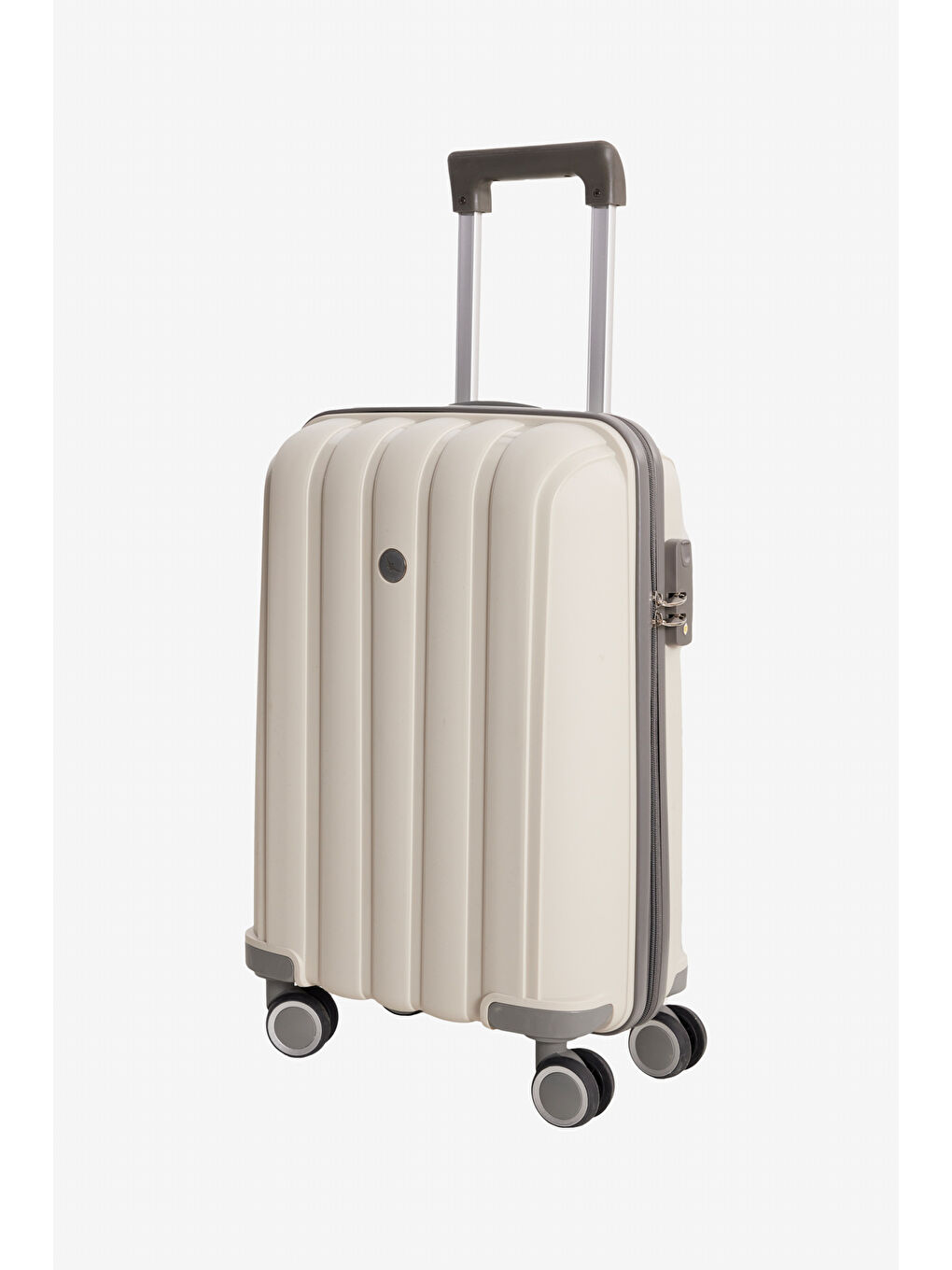 Erkek Bej Kabin (Küçük) Boy Valiz-1