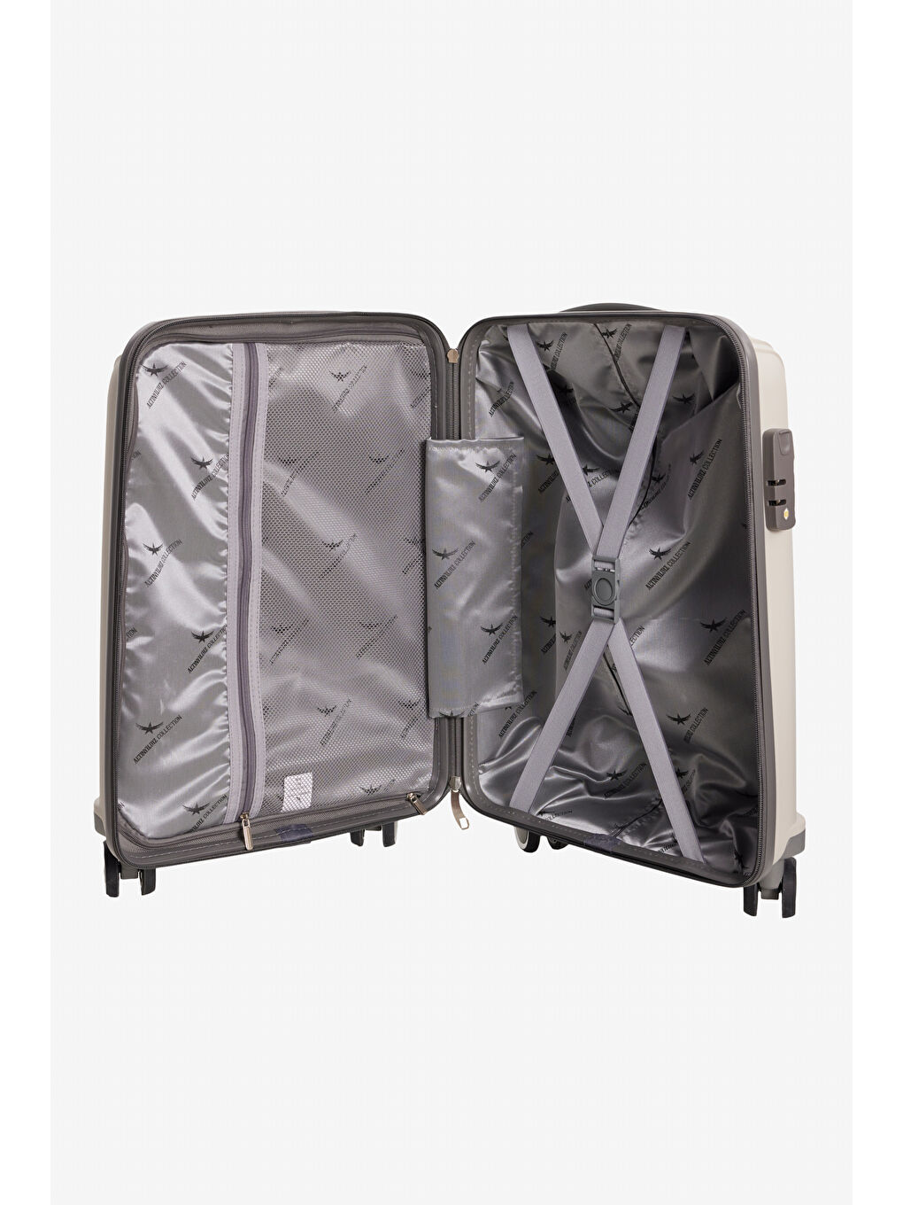 Erkek Bej Kabin (Küçük) Boy Valiz-2