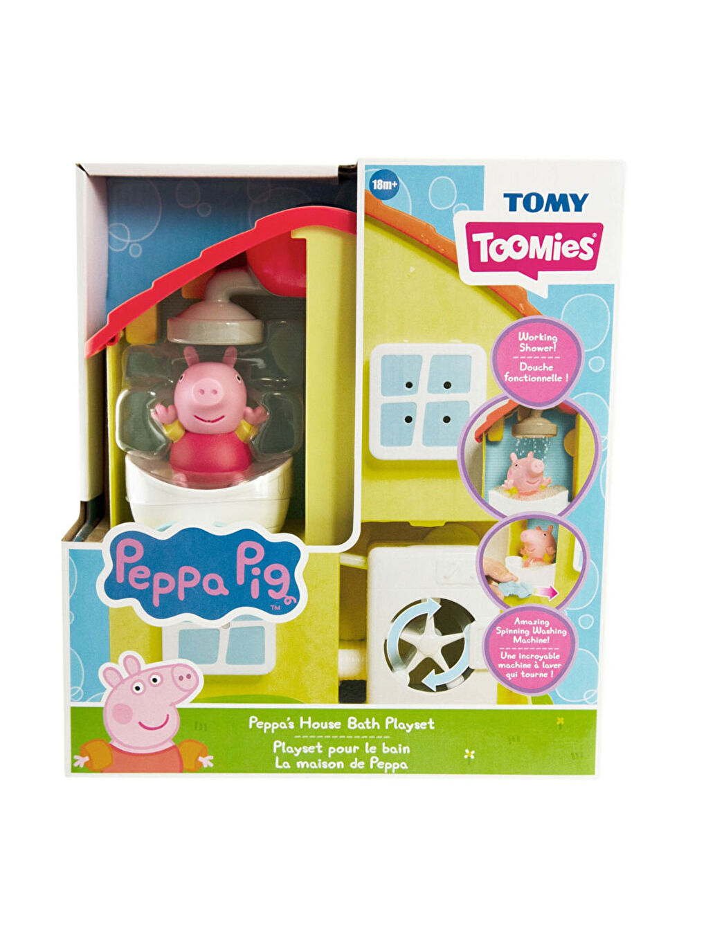 Tomy Peppa'nın Banyo Oyun Evi Seti E73415