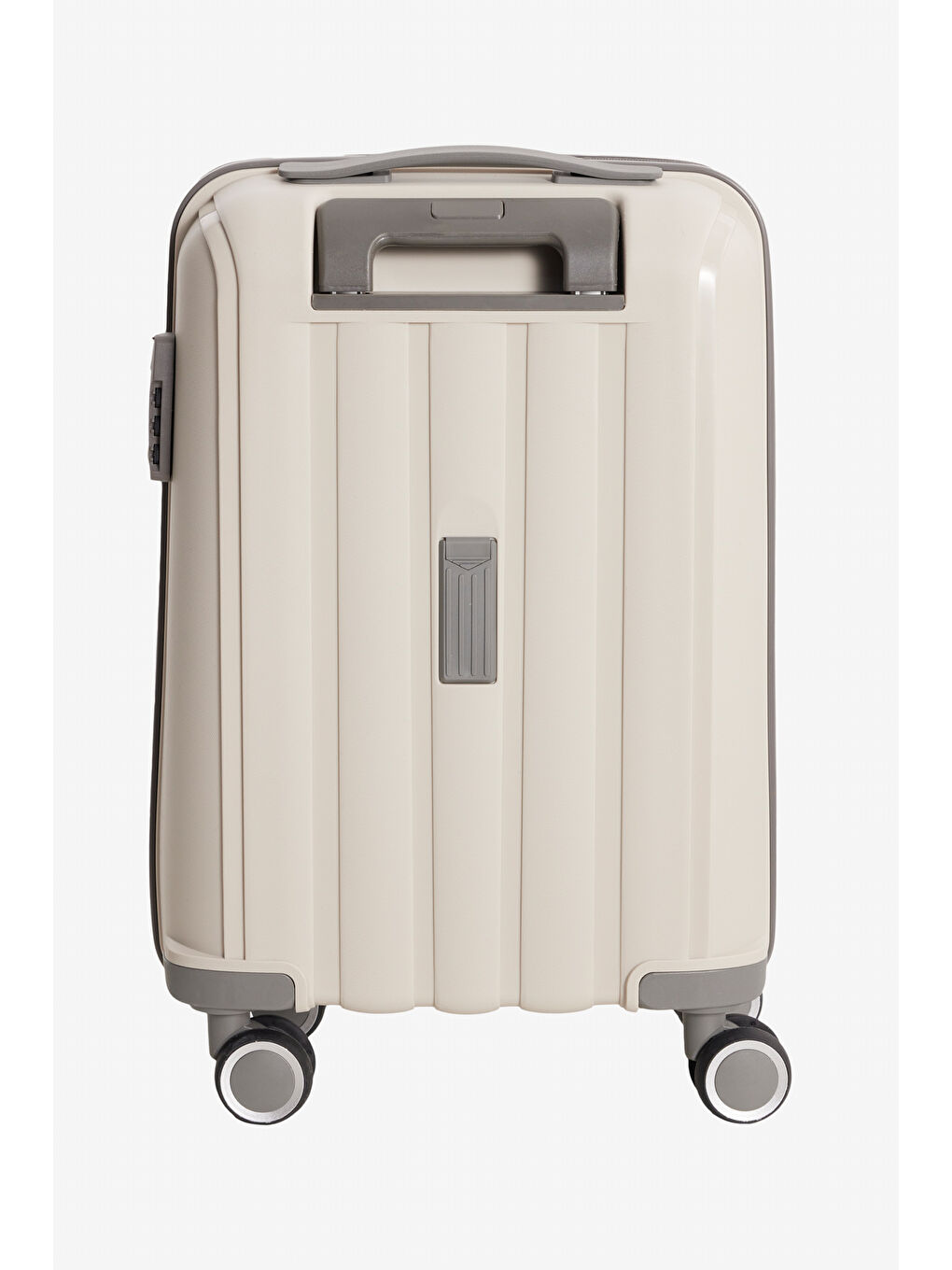Erkek Bej Kabin (Küçük) Boy Valiz-4