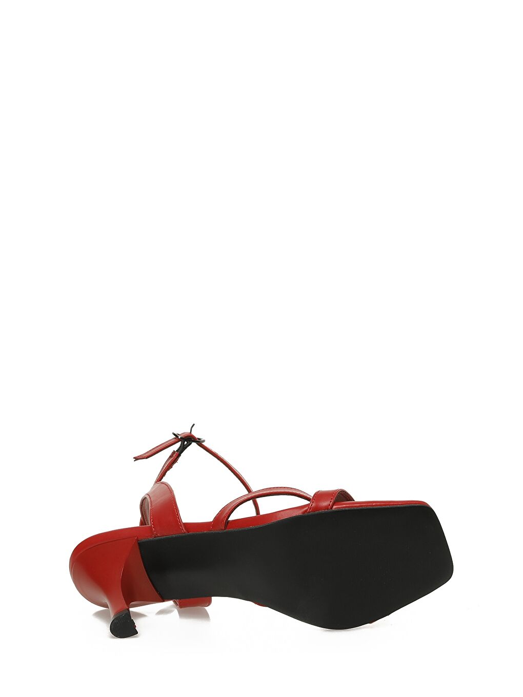 25S-218 5FX Kırmızı Kadın Topuklu Sandalet-5