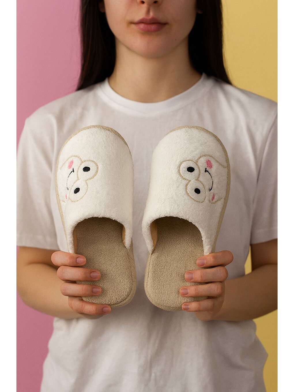 Karışık 3'lü Paket FROG Kurbağa Kapalı Kadın Terlik Ev Terliği-1