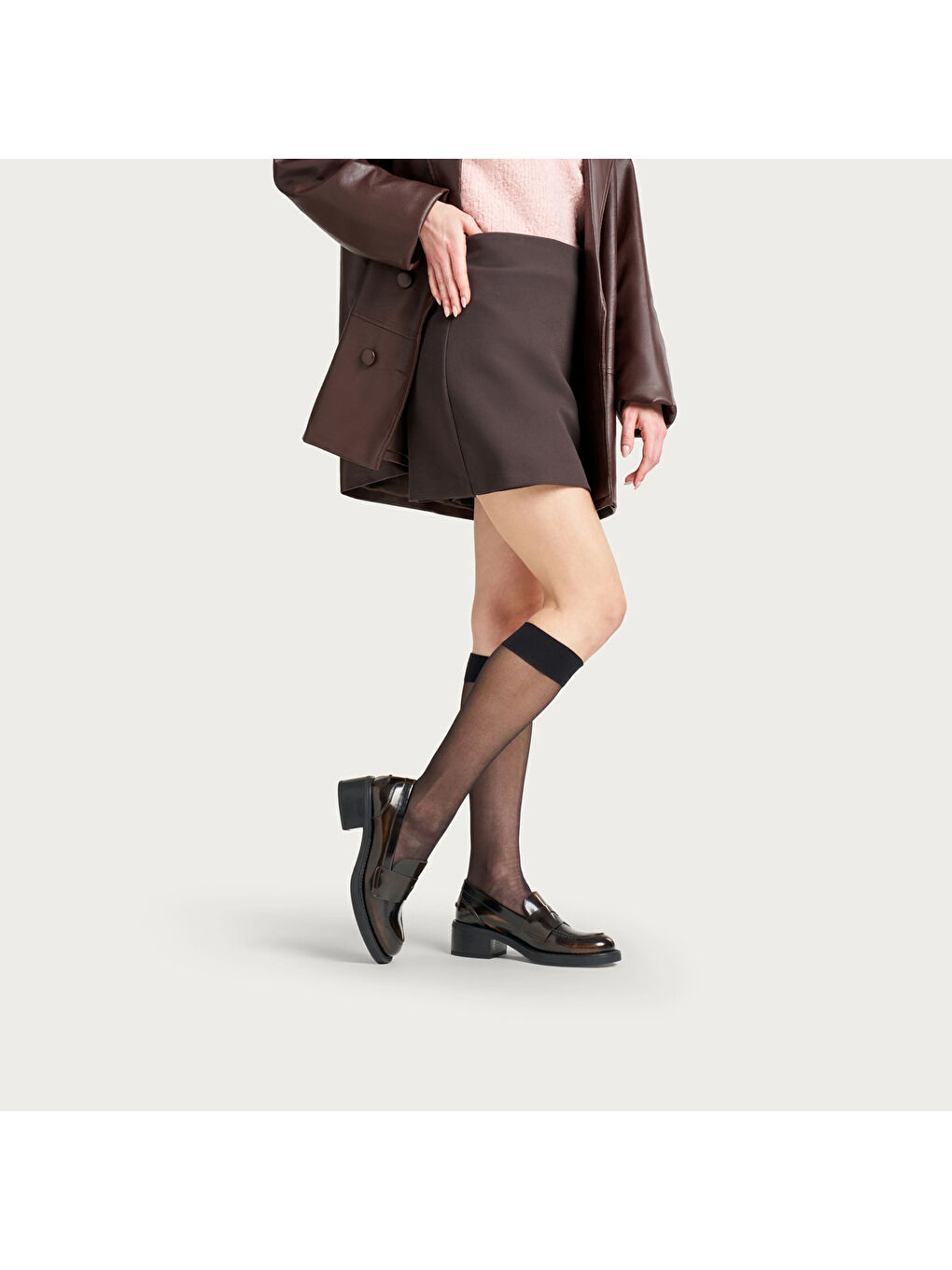 Bej Kadın Klasik Ayakkabı 82U1 BRUSH Tortora-5