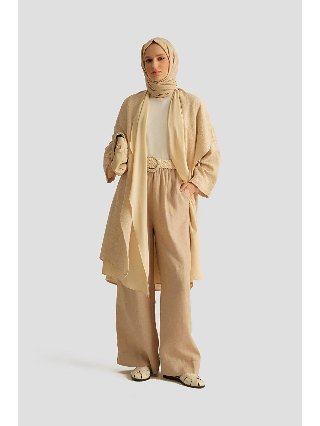 Bej Kumaş Mixli Giy Çık 25Y5809 Aytaşı