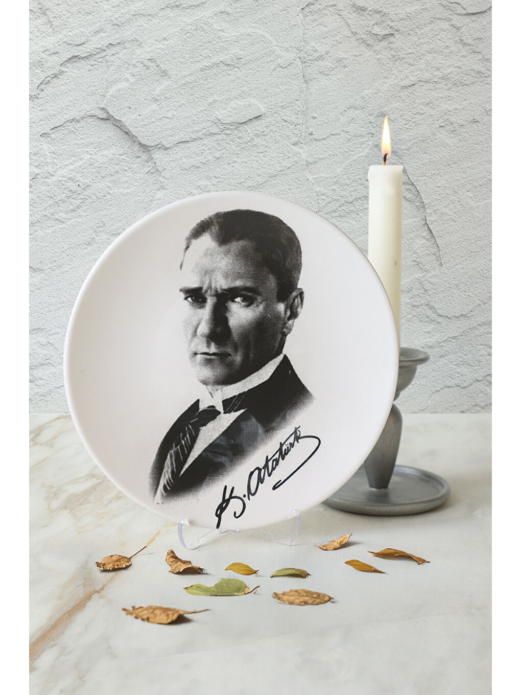 Karışık Atatürk Portre Hediyelik/Dekoratif Tabak-7